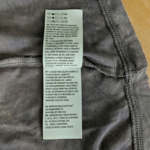 American Eagle Outfitters Purple Soft & Sexy Lace Up Top - Size M - Picture 7 of 8